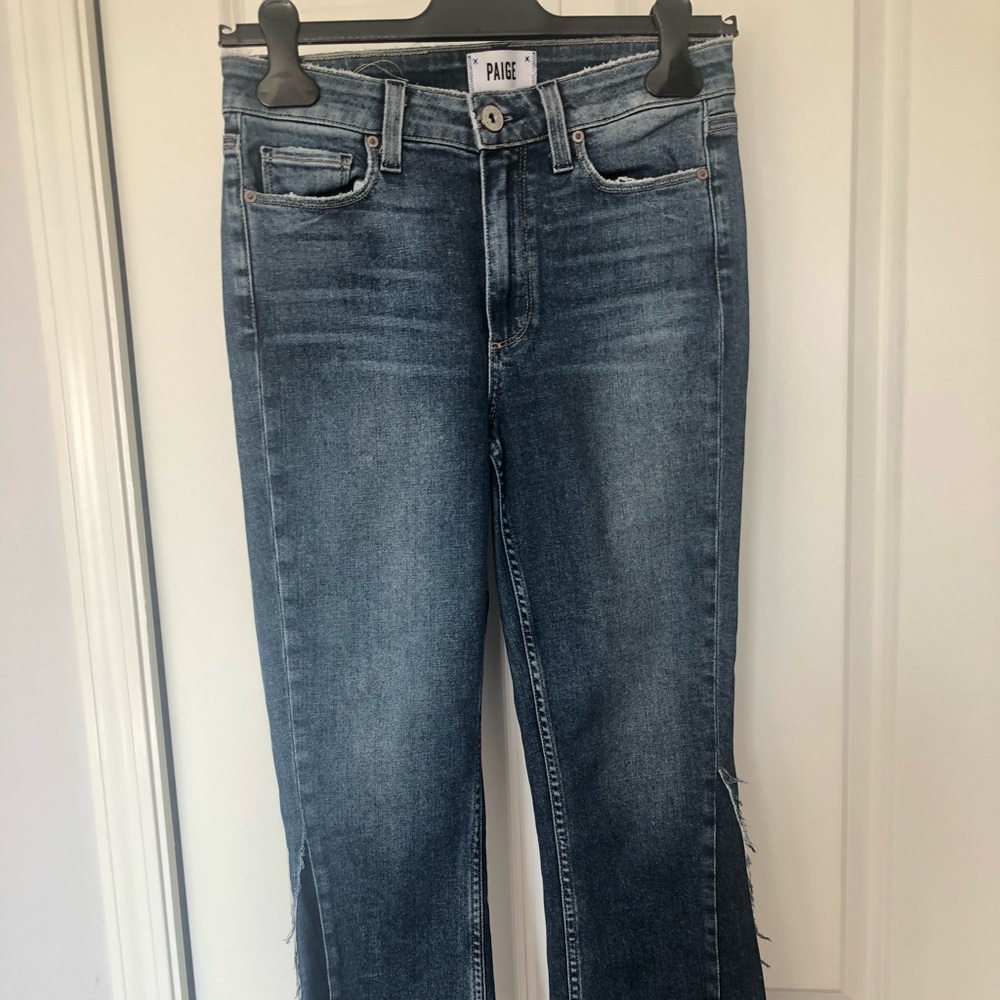 Paige Colette crop flare jeans